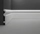 Миниатюра изображения товара Плинтус Decostar PS SK-40 (98x16x2000, белый)