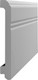 Миниатюра изображения товара Плинтус Decostar PS SK-44 (110x14x2000, белый)