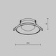 Миниатюра изображения товара Точечный светильник Maytoni Downlight DL096-GU10-W