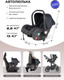 Миниатюра изображения товара Детская универсальная коляска Farfello Sola Trio Comfort 3в1 / SOLA-3 (черный)