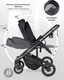 Миниатюра изображения товара Детская универсальная коляска Farfello Sola Trio Comfort 3в1 / SOLA-3 (черный)