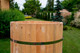 Миниатюра изображения товара Купель КомфортПром Деревянная круглая из лунного паза 1130х1200мм / 10331372