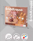 Миниатюра изображения товара Пластилин легкий Erich Krause Jolly Friends Skin / 61353 (8цв)
