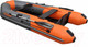 Миниатюра изображения товара Надувная лодка Муссон 3000 С (серый/оранжевый)
