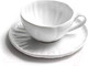 Миниатюра изображения товара Чашка с блюдцем Stenova Home Lotus 61411131 (белый)
