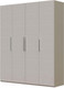 Миниатюра изображения товара Шкаф Bravo Мебель Вива ШР-4 без зеркал (белый/платина)