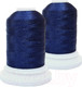 Миниатюра изображения товара Набор вышивальных ниток Sentex 120D/2 1000 ярд В351 (синий, 2шт)