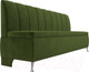Миниатюра изображения товара Скамья кухонная мягкая Лига Диванов Кантри 167 / 100147 (микровельвет, зеленый)