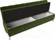 Миниатюра изображения товара Скамья кухонная мягкая Лига Диванов Кантри 167 / 100147 (микровельвет, зеленый)