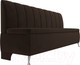 Миниатюра изображения товара Скамья кухонная мягкая Лига Диванов Кантри 167 / 100148 (микровельвет, коричневый)