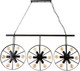 Миниатюра изображения товара Люстра BayerLux Колеса / 7794143 (черный)