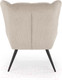 Миниатюра изображения товара Кресло мягкое Halmar Byron (бежевый/черный)