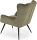 Миниатюра изображения товара Кресло мягкое Halmar Byron (оливковый/черный)