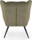 Миниатюра изображения товара Кресло мягкое Halmar Byron (оливковый/черный)