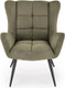 Миниатюра изображения товара Кресло мягкое Halmar Byron (оливковый/черный)