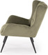 Миниатюра изображения товара Кресло мягкое Halmar Byron (оливковый/черный)