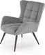 Миниатюра изображения товара Кресло мягкое Halmar Byron (серый/черный)