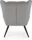 Миниатюра изображения товара Кресло мягкое Halmar Byron (серый/черный)