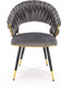 Миниатюра изображения товара Стул Halmar K551 (серый/черный/золотистый)