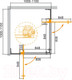 Миниатюра изображения товара Душевой уголок Cezares SLIDER-A-2-100/110-C-GM