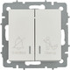 Миниатюра изображения товара Выключатель IEK Brite BR-V20-2-10-K01 (белый)