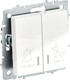 Миниатюра изображения товара Выключатель IEK Brite BR-V20-2-10-K01 (белый)