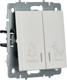Миниатюра изображения товара Выключатель IEK Brite BR-V20-2-10-K01 (белый)