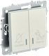 Миниатюра изображения товара Выключатель IEK Brite BR-V20-2-10-K36 (жемчуг)
