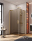 Миниатюра изображения товара Душевой уголок Cezares SLIDER-AH-1-100-80/90-BR-BORO