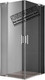 Миниатюра изображения товара Душевой уголок Cezares SLIDER-AH-2-70/80-90/100-GRIGIO-GM