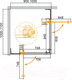 Миниатюра изображения товара Душевой уголок Cezares SLIDER-AH-2-90/100-100/110-C-GM