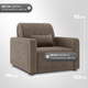 Миниатюра изображения товара Кресло-кровать Mio Tesoro Борго 107 80 (Ultra Beige)