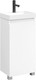 Миниатюра изображения товара Тумба под умывальник Belux Бостон Н 40 (1, белый глянец)