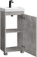 Миниатюра изображения товара Тумба под умывальник Belux Бостон Н 40 (31, бетон чикаго/светло-серый)