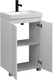 Миниатюра изображения товара Тумба под умывальник Belux Бостон Н 50 (1, белый глянец)