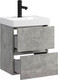 Миниатюра изображения товара Тумба под умывальник Belux Бостон НП 40-02 (31, бетон чикаго/светло-серый)