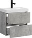 Миниатюра изображения товара Тумба под умывальник Belux Бостон НП 50-02 (31, бетон чикаго/светло-серый)