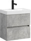 Миниатюра изображения товара Тумба под умывальник Belux Бостон НП 50-02 (31, бетон чикаго/светло-серый)