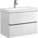 Миниатюра изображения товара Тумба под умывальник Belux Бостон НП 70-02 (1, белый глянец)