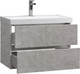 Миниатюра изображения товара Тумба под умывальник Belux Бостон НП 70-02 (31, бетон чикаго/светло-серый)