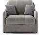 Миниатюра изображения товара Кресло-кровать Mio Tesoro Эско 32 АТС80 (Ultra Dove/Ultra Grey)