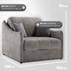 Миниатюра изображения товара Кресло-кровать Mio Tesoro Эско 32 АТС80 (Ultra Dove/Ultra Grey)