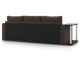 Миниатюра изображения товара Диван угловой Mio Tesoro Атланта 110 (Savana Chocolate)