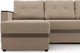 Миниатюра изображения товара Диван угловой Mio Tesoro Атланта Лайт 111 (Savana Camel/Ecostile Chocolate)