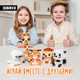 Миниатюра изображения товара Конструктор QBRIX Kids Зоопарк. Ежик 30042