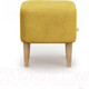 Миниатюра изображения товара Пуф Monofix Киус (микровелюр/желтый №9)