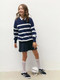 Миниатюра изображения товара Джемпер детский Amarobaby Strip / AB-OD24-S26/20-146 (синий, р.146)