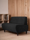 Миниатюра изображения товара Диван Monofix Буно (велюр/черный №38)
