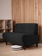 Миниатюра изображения товара Диван Monofix Буно (велюр/черный №38)
