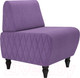 Миниатюра изображения товара Кресло мягкое Monofix Буно (велюр/фиолетовый №18)